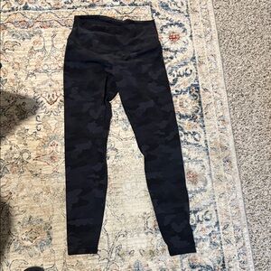 Lululemon Athletica Black Camouflage align Leggings